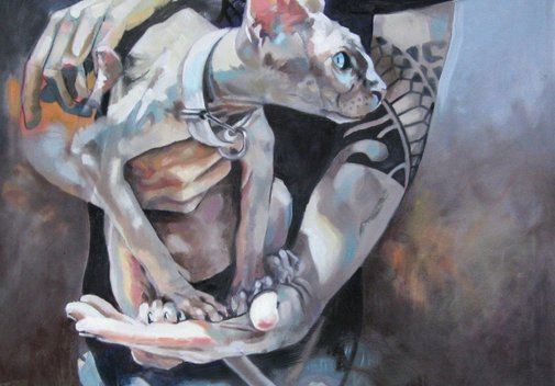 DOSIERŚCIOWIENIE 2013r. Olej na płótnie 70x70
