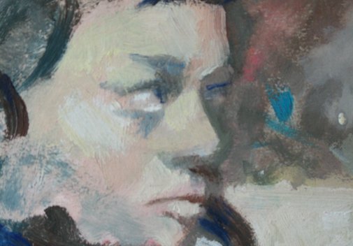 KJ Olej na płycie 61x45cm (fragment)