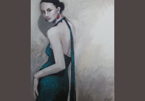 Ł 2010r. Olej na płótnie 53x65cm - kolekcja prywatna