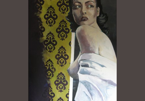 P 2010r. Akryl na płótnie 80x100cm - kolekcja prywatna