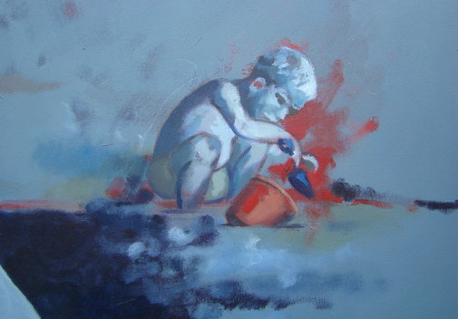 SNY01 2012r Akryl na płótnie 60x80cm - fragment